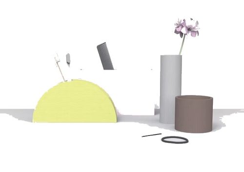 Set de 4 accessoires en bambou