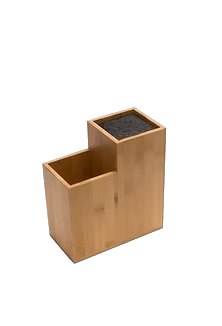 Rangement à couteaux en bambou