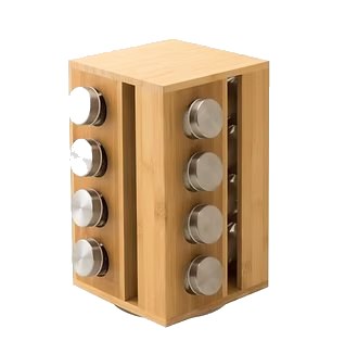 Set de bocaux en bambou