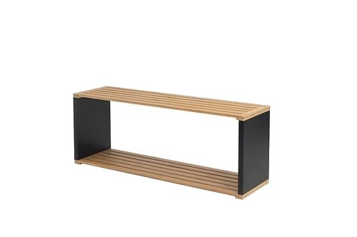 Etagère murale côtés noirs