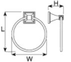 Anneau porte-serviette