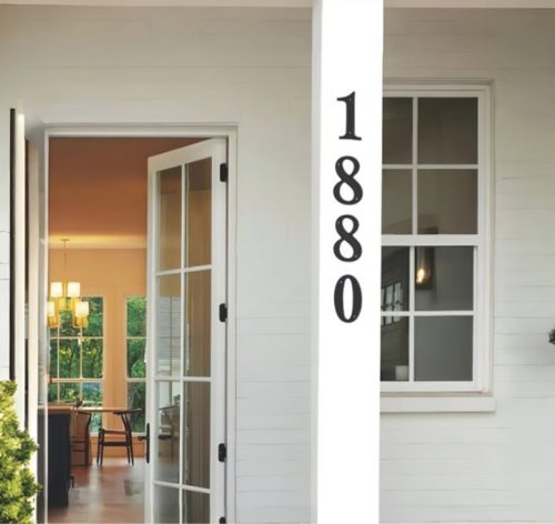 Numéros de maison 0 à 9